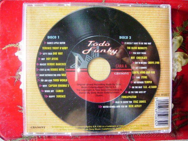 CDs de m&uacute;sica: TODO FUNKY...DOBLE CD - Foto 2