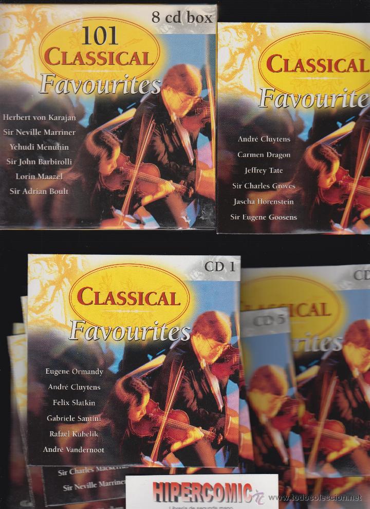 CDs de Musique: 101 CLASSICAL FAVOURITES / ESTUCHE CON 8 CD