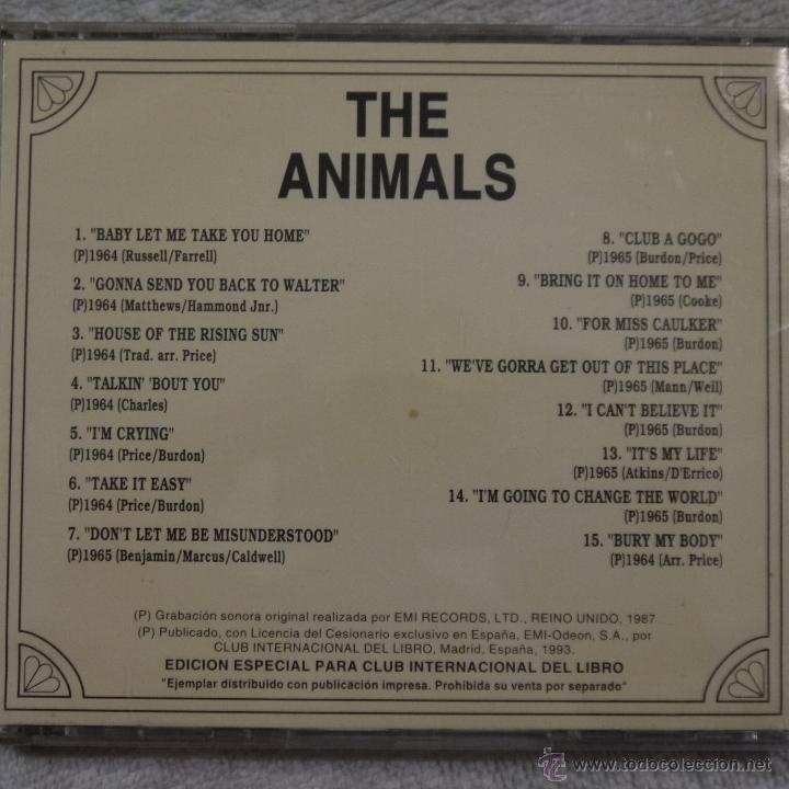 CDs de m&uacute;sica: THE ANIMALS - LOS 60 DE LOS 60 - CD - Foto 2