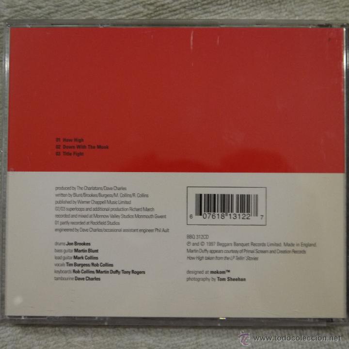 CDs de m&uacute;sica: THE CHARLATANS - HOW HIGH - CD SINGLE 1997 - Foto 2