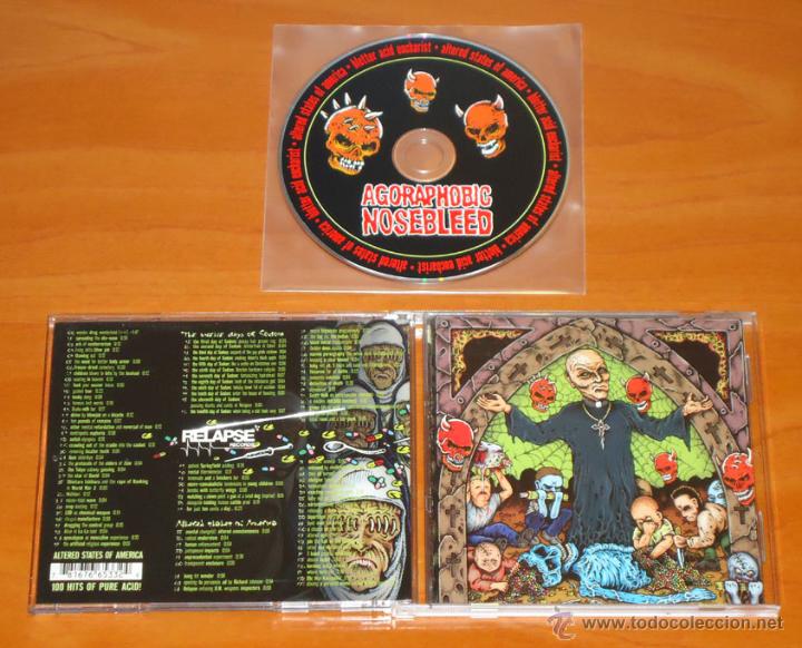 Agoraphobic Nosebleed Altered States Of Ameri Buy Music Cds Of Other Styles At Todocoleccion 50547689 agoraphobic nosebleed altered states of america mcd relapse records 2003