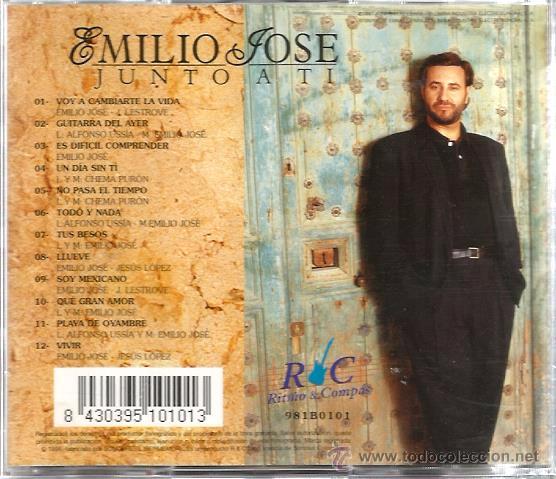CDs de m&uacute;sica: CD EMILIO JOSE : JUNTO A TI - Foto 2