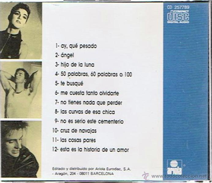 CDs de m&uacute;sica: CD MECANO ENTRE EL CIELO Y EL SUELO - Foto 2