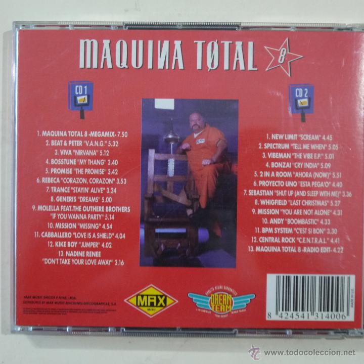 Maquina Total 8 2 Cds Vendido En Venta Directa 50675521 7390