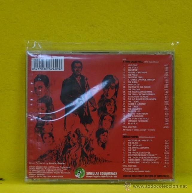 CDs de m&uacute;sica: WALDO DE LOS RIOS - A TOWN CALLED HELL - CD - Foto 2