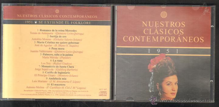 CDs de Musique: NUESTROS CLASICOS DE SIEMPRE. 1951.     CD-VARIOS-1078
