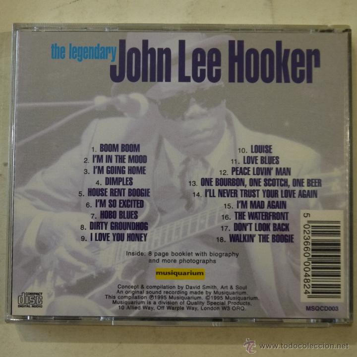 CDs de m&uacute;sica: JOHN LEE HOOKER - CD 1995 - Foto 2