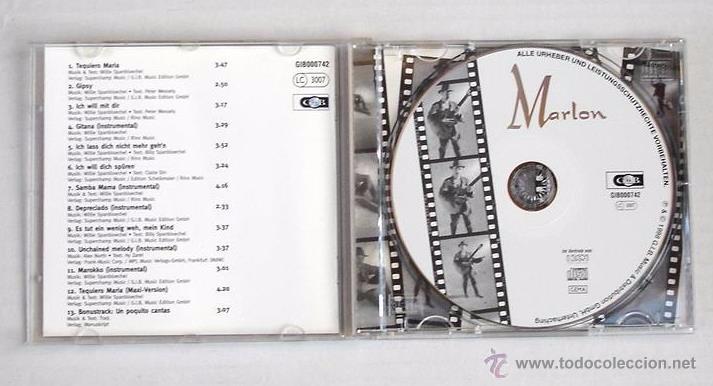 CDs de m&uacute;sica: MARLON - MARLON (CD) - Foto 2