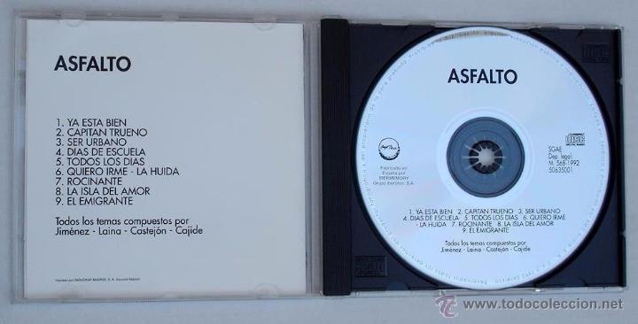 CDs de m&uacute;sica: ASFALTO - ASFALTO (CD) - Foto 2
