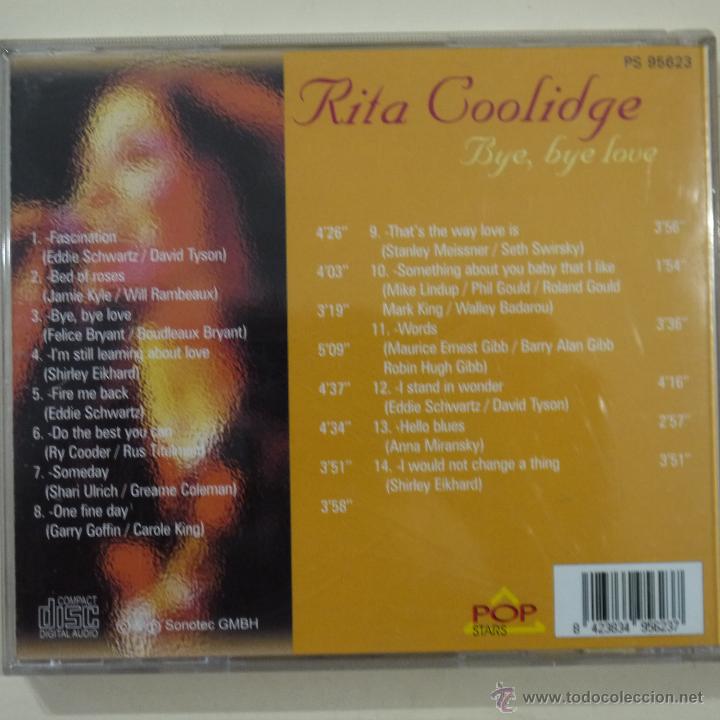 CDs de m&uacute;sica: RITA COOLIDGE - BYE, BYE LOVE - CD 2003 - Foto 2