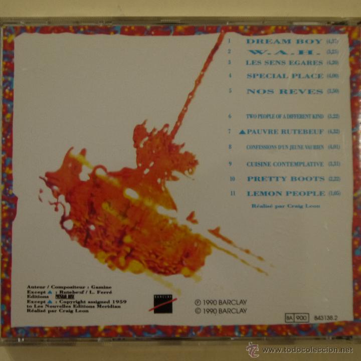 CDs de m&uacute;sica: GAMINE - DREAM BOY - CD 1990 - Foto 2
