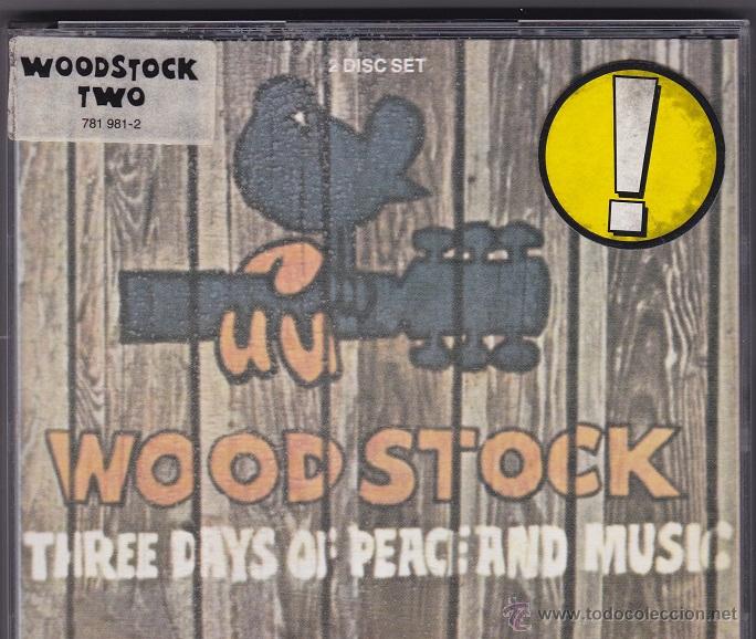 CDs de m&uacute;sica: Woodstock Two - 2 CDs - Foto 1