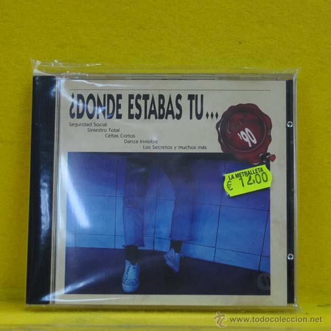 CDs de m&uacute;sica: VARIOS - DONDE ESTABAS TU - CD - Foto 1