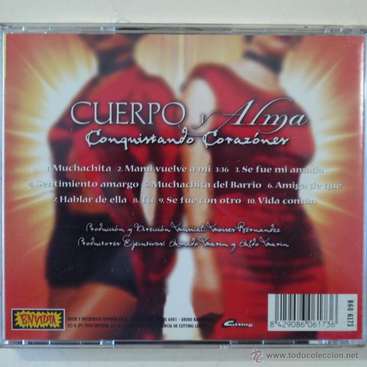 CDs de m&uacute;sica: CUERPO Y ALMA - CONQUISTANDO CORAZONES - CD 2000 - Foto 2