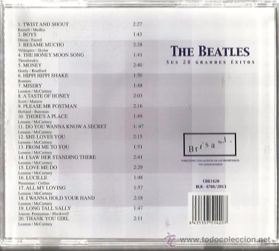 CDs de m&uacute;sica: CD THE BEATLES : SUS 20 GRANDES EXITOS - Foto 2