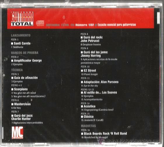 CDs de m&uacute;sica: CD GUITARRA TOTAL 102 : SCORPIONS - Foto 2