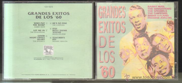 CDs de m&uacute;sica: GRANDES EXITOS DE LOS &acute;60.    CD-VARIOS-1144 - Foto 1