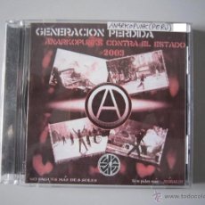 CDs de Música: CDR - ANARCOPUNK - GENERACIÓN PERDIDA (ANARCOPUNKS CONTRA EL ESTADO) - 2003 - IMPORTACIÓN PERÚ