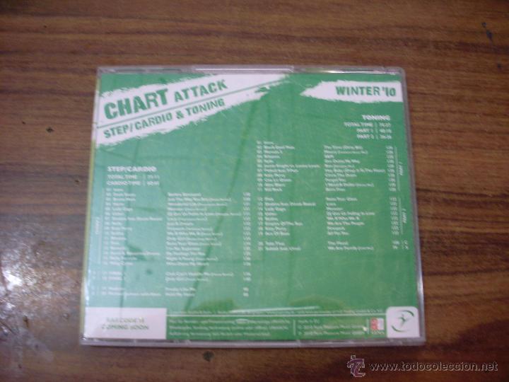 CDs de m&uacute;sica: CHART ATTACK STEP/CARDIO & TONING - Foto 2