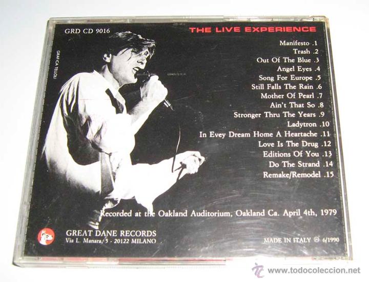 CDs de m&uacute;sica: ROXY MUSIC - SONG FOR EUROPE - CD - Foto 2