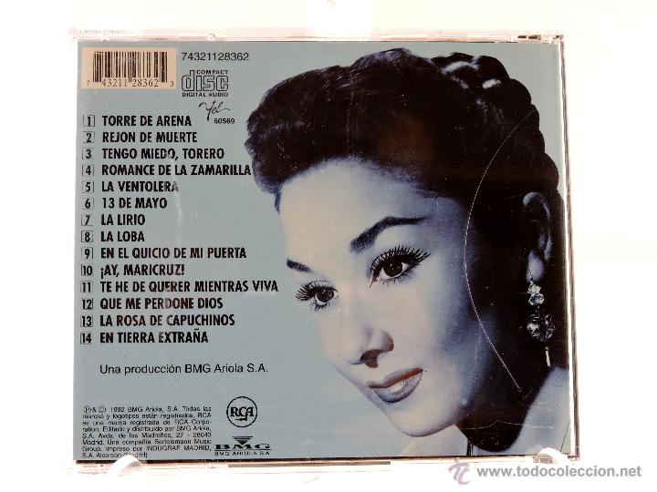CDs de m&uacute;sica: CD. MARIFE DE TRIANA &ldquo;TORRE DE ARENA &ldquo; - Foto 3