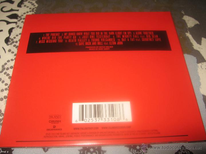 CDs de m&uacute;sica: CD FALL OUT BOY Save Rock and Roll ISLANDS A&Ntilde;O 2013 - Foto 2