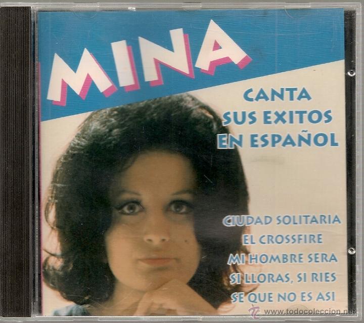 CDs de m&uacute;sica: MINA CANTA SUS EXITOS EN ESPA&Ntilde;OL (CD BCN 1994 ESPA&Ntilde;A) - Foto 1