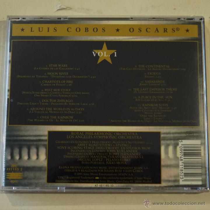 CDs de m&uacute;sica: LUIS COBOS - OSCARS VOL. 1 - CD 1995 - Foto 2