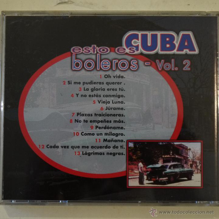 CDs de m&uacute;sica: ESTO ES CUBA - BOLEROS VOL. 2 - CD 2000 - Foto 2