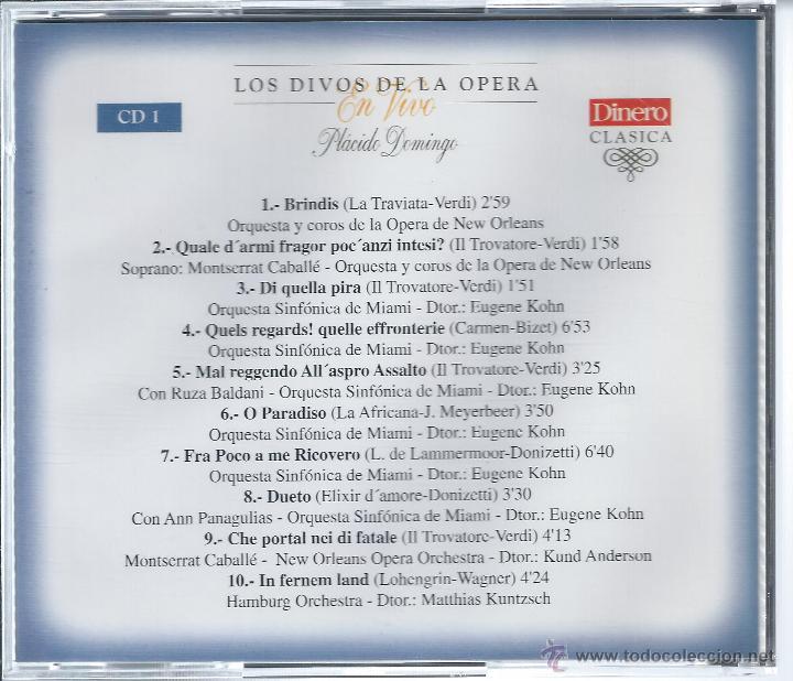 CDs de m&uacute;sica: Pl&aacute;cido Domingo en vivo v - Foto 2
