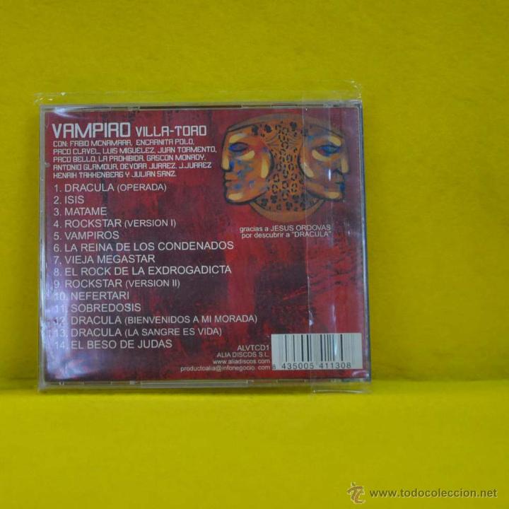 CDs de m&uacute;sica: VILLA TORO - VAMPIRO - CD - Foto 2