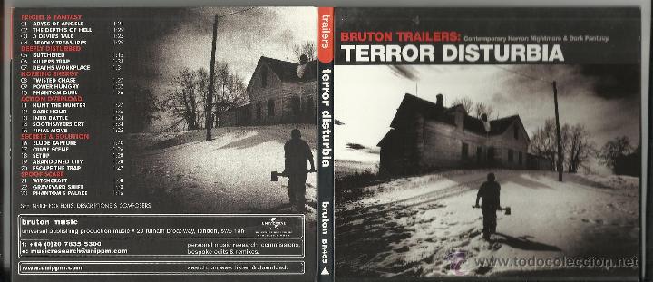 CDs de m&uacute;sica: Terror Disturbia cd Bruton trailers,2007 - Foto 1