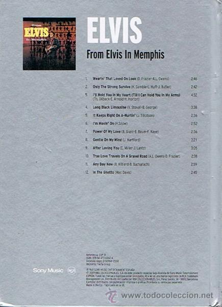 CDs de m&uacute;sica: CD ELVIS  FROM ELVIS IN MEMPHIS - Foto 2