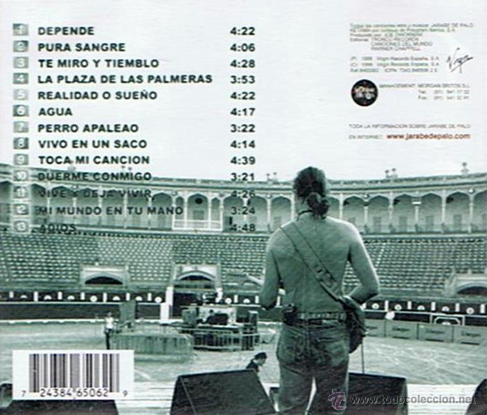 CDs de m&uacute;sica: CD JARABE DE PALO DEPENDE - Foto 2