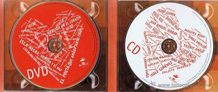 CDs de m&uacute;sica: NERUDA EN EL CORAZ&Oacute;N DVD + CD - Foto 2