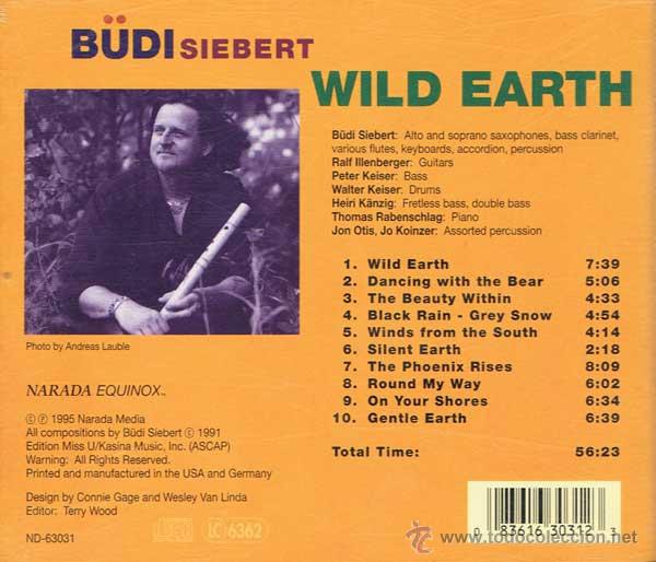 CDs de m&uacute;sica: Budi Siebert - Wild Earth. CD - Foto 2