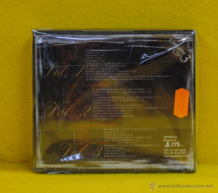 CDs de m&uacute;sica: VARIOS - GENIOS ESPAOLES - CD - Foto 2
