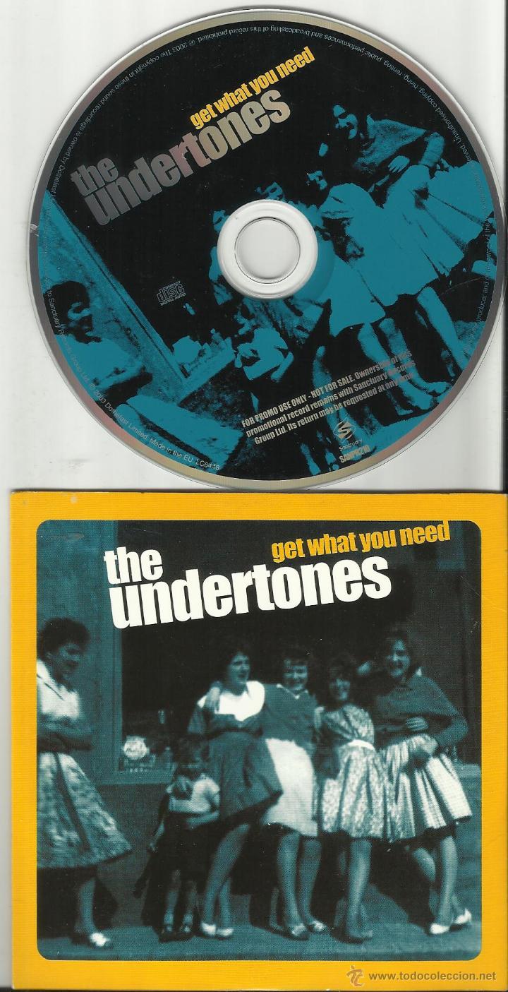 CDs de m&uacute;sica: the undertones cd album promocional get what you need.2003.carpeta de carton