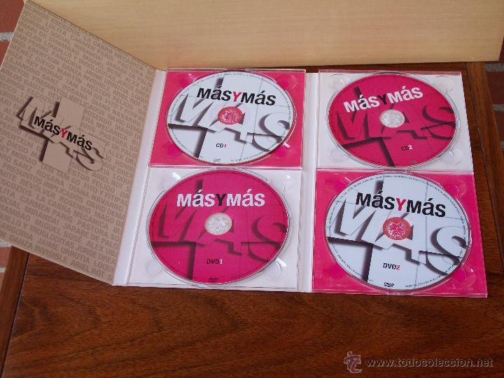 CDs de m&uacute;sica: MAS Y MAS  -  2 CD + 2  DVDS  EN PERFECTO ESTADO