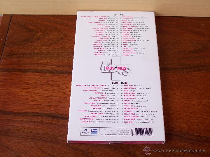 CDs de m&uacute;sica: MAS Y MAS  -  2 CD + 2  DVDS  EN PERFECTO ESTADO - Foto 2