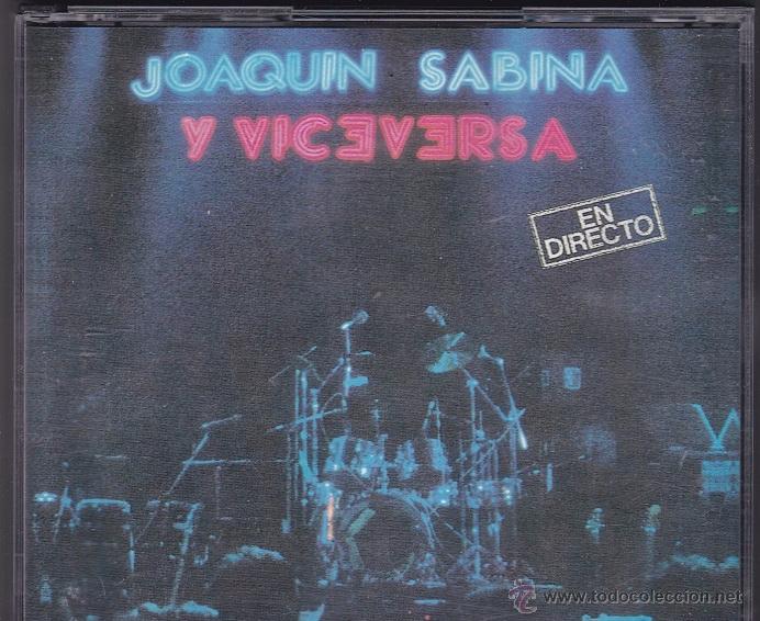 CDs de m&uacute;sica: Joaqu&iacute;n Sabina y Viceversa (en directo) - 2 CDs - Foto 1
