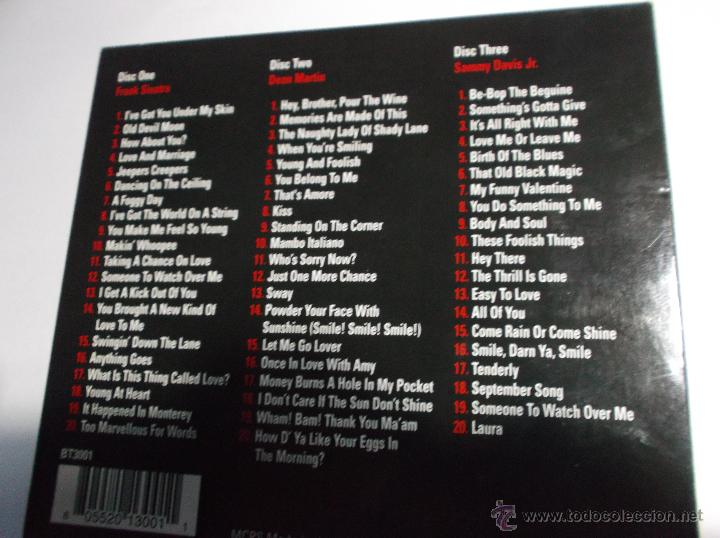 CDs de m&uacute;sica: THE RAT PACK - THE BIG THREE - 2008 - Foto 6