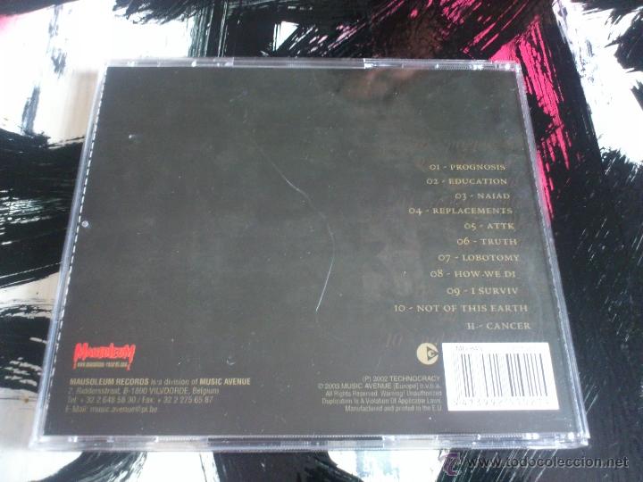CDs de m&uacute;sica: TECHNOCRACY - CD ALBUM - MAUSOLEUM RECORDS - 2002 - Foto 2