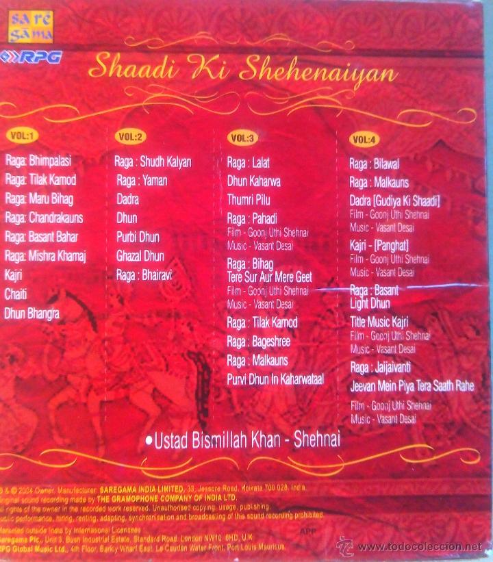 CDs de m&uacute;sica: M&uacute;sica de India     shehnai - Foto 2