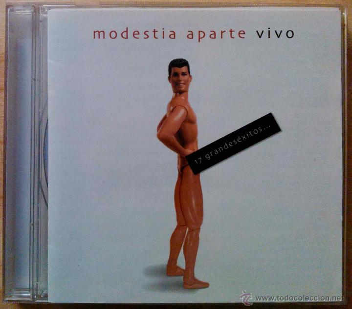 CDs de m&uacute;sica: MODESTIA APARTE, VIVO - CD - Foto 1