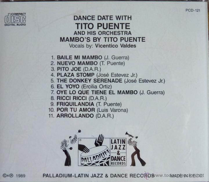 CDs de m&uacute;sica: Mambo&acute;s by Tito Puente - Foto 2