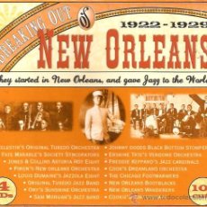 CDs de Música: CAJA 4 CD´S BREAKING OUT NEW ORLENS 1922-1929 ( JAZZ Y BLUES PRIMITIVO EN NUEVA ORLEANS )