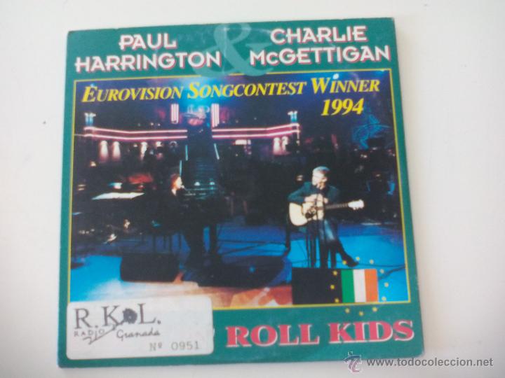 CDs de M&uacute;sica: Paul Harrington Charlie McGettigan. Roll Kids Eurovisi&oacute;n Songcontest Winner 1994.  CD single. Cart&oacute;n