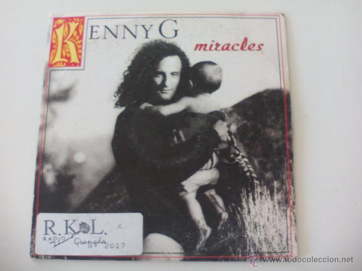 CDs de m&uacute;sica: Kenny G Miracles. Promo CD single . Cart&oacute;n - Foto 1