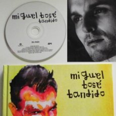 CDs de Música: MIGUEL BOSÉ - BANDIDO CD + LIBRO - CANCIONES LETRAS FOTOS - EL PAÍS - CANTANTE ESPAÑOL - MÚSICA POP. Lote 51979278